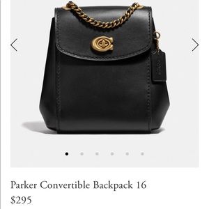 Coach Convertible Backpack